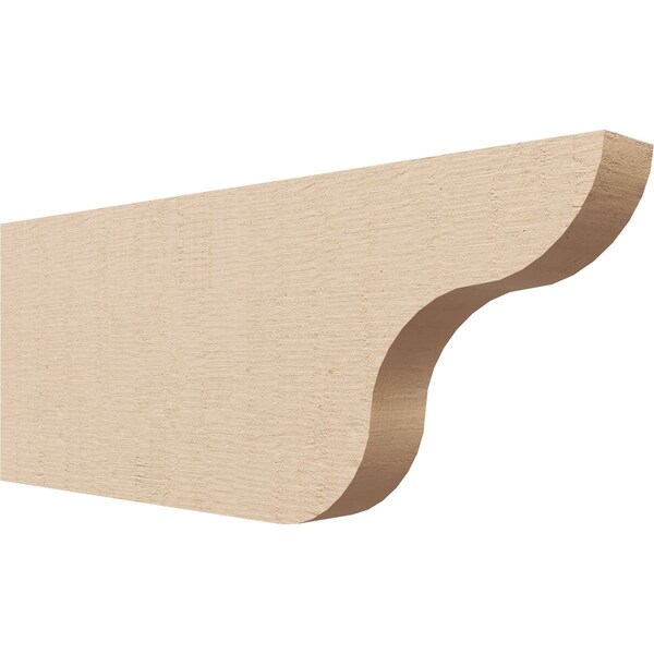 Ekena Millwork 2in. W x 8in. H x 20in. L Carmel Woodgrain TimberThane Rafter Tail, Primed Tan RFTUR02X08X20CARRCPR - main